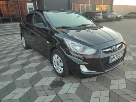 Черный Хендай Акцент, объемом двигателя 1.4 л и пробегом 197 тыс. км за 6000 $, фото 1 на Automoto.ua