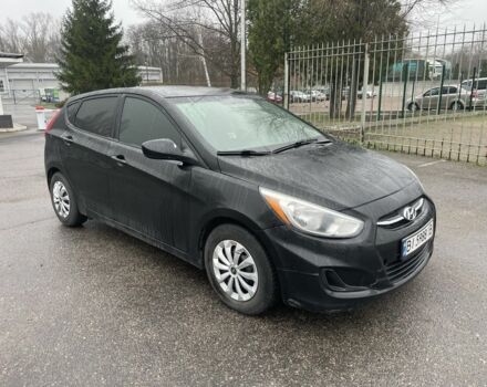 Черный Хендай Акцент, объемом двигателя 1.6 л и пробегом 200 тыс. км за 5500 $, фото 1 на Automoto.ua