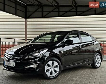 Черный Хендай Акцент, объемом двигателя 1.4 л и пробегом 10 тыс. км за 12900 $, фото 1 на Automoto.ua