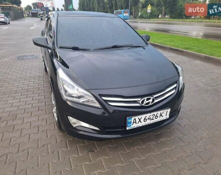 Черный Хендай Акцент, объемом двигателя 1.4 л и пробегом 153 тыс. км за 8900 $, фото 1 на Automoto.ua