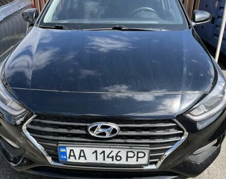 Черный Хендай Акцент, объемом двигателя 1.37 л и пробегом 104 тыс. км за 9100 $, фото 1 на Automoto.ua