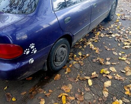 Фиолетовый Хендай Акцент, объемом двигателя 1.5 л и пробегом 120 тыс. км за 1300 $, фото 1 на Automoto.ua