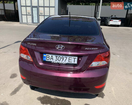 Фиолетовый Хендай Акцент, объемом двигателя 1.4 л и пробегом 304 тыс. км за 7200 $, фото 3 на Automoto.ua