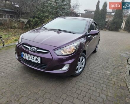Фиолетовый Хендай Акцент, объемом двигателя 1.4 л и пробегом 178 тыс. км за 7600 $, фото 9 на Automoto.ua