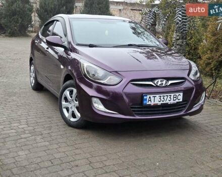 Фиолетовый Хендай Акцент, объемом двигателя 1.4 л и пробегом 178 тыс. км за 7600 $, фото 2 на Automoto.ua