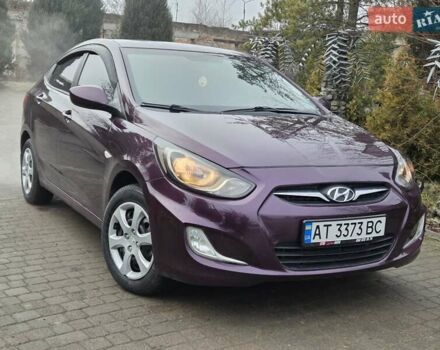 Фиолетовый Хендай Акцент, объемом двигателя 1.4 л и пробегом 178 тыс. км за 7600 $, фото 4 на Automoto.ua