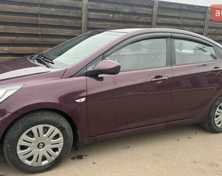 Фіолетовий Хендай Акцент, об'ємом двигуна 1.4 л та пробігом 145 тис. км за 4900 $, фото 4 на Automoto.ua