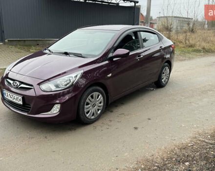 Фиолетовый Хендай Акцент, объемом двигателя 1.4 л и пробегом 145 тыс. км за 7000 $, фото 16 на Automoto.ua