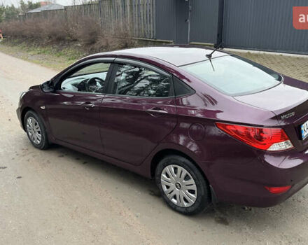 Фиолетовый Хендай Акцент, объемом двигателя 1.4 л и пробегом 145 тыс. км за 7000 $, фото 11 на Automoto.ua
