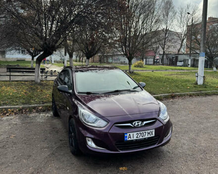 Фиолетовый Хендай Акцент, объемом двигателя 1.6 л и пробегом 129 тыс. км за 9200 $, фото 1 на Automoto.ua