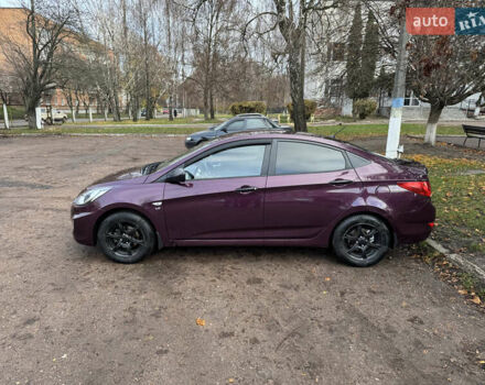 Фиолетовый Хендай Акцент, объемом двигателя 1.6 л и пробегом 129 тыс. км за 9200 $, фото 3 на Automoto.ua