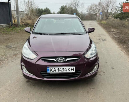 Фиолетовый Хендай Акцент, объемом двигателя 1.4 л и пробегом 145 тыс. км за 7000 $, фото 15 на Automoto.ua