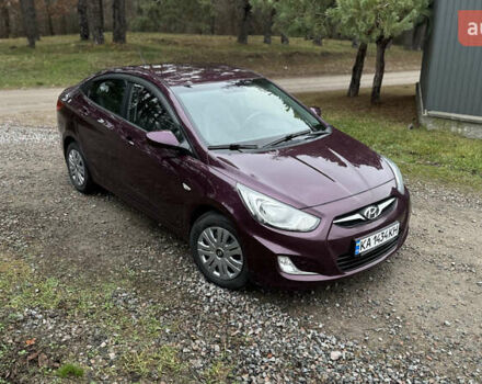 Фиолетовый Хендай Акцент, объемом двигателя 1.4 л и пробегом 145 тыс. км за 7000 $, фото 1 на Automoto.ua