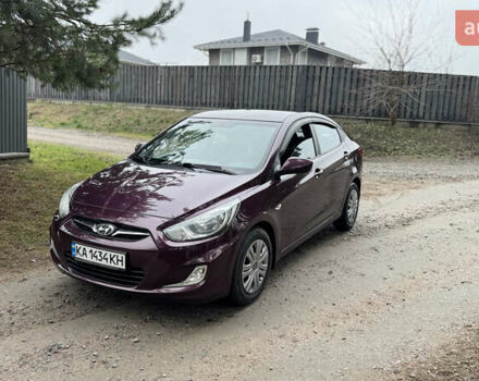 Фиолетовый Хендай Акцент, объемом двигателя 1.4 л и пробегом 145 тыс. км за 7000 $, фото 4 на Automoto.ua