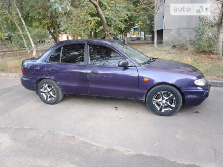Фиолетовый Хендай Акцент, объемом двигателя 1.5 л и пробегом 200 тыс. км за 1500 $, фото 1 на Automoto.ua