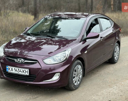 Фиолетовый Хендай Акцент, объемом двигателя 1.4 л и пробегом 145 тыс. км за 7000 $, фото 1 на Automoto.ua