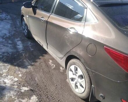 Коричневый Хендай Акцент, объемом двигателя 1.6 л и пробегом 107 тыс. км за 11000 $, фото 7 на Automoto.ua