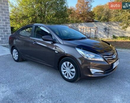 Коричневый Хендай Акцент, объемом двигателя 1.4 л и пробегом 212 тыс. км за 6899 $, фото 8 на Automoto.ua