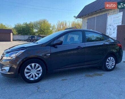 Коричневый Хендай Акцент, объемом двигателя 1.4 л и пробегом 212 тыс. км за 6899 $, фото 3 на Automoto.ua