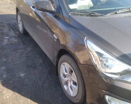 Коричневый Хендай Акцент, объемом двигателя 1.6 л и пробегом 107 тыс. км за 11000 $, фото 9 на Automoto.ua