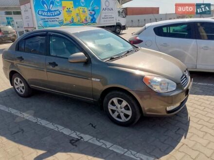 Хендай Акцент 2008 в Павлограде на Automoto.ua Коричневый Хендай Акцент, объемом двигателя 1.4 л и пробегом 100 тыс. км за 5499 $, фото 1 на Automoto.ua