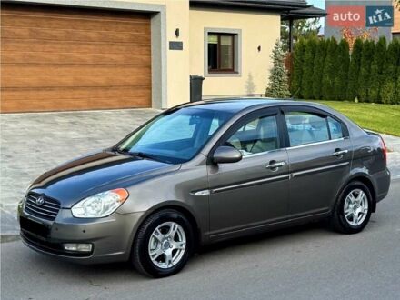 Хендай Акцент 2009 у Дніпро (Дніпропетровську) на Automoto.ua Коричневий Хендай Акцент, об'ємом двигуна 1.6 л та пробігом 92 тис. км за 7500 $, фото 1 на Automoto.ua