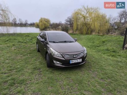 Хендай Акцент 2016 у Первомайськ на Automoto.ua Коричневий Хендай Акцент, об'ємом двигуна 1.4 л та пробігом 75 тис. км за 8900 $, фото 1 на Automoto.ua