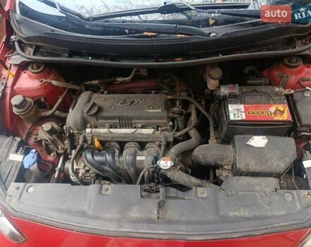 Красный Хендай Акцент, объемом двигателя 1.4 л и пробегом 27 тыс. км за 8500 $, фото 2 на Automoto.ua