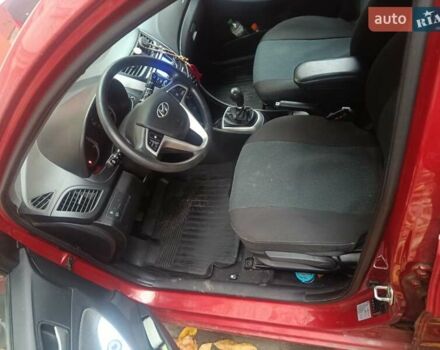 Красный Хендай Акцент, объемом двигателя 1.4 л и пробегом 27 тыс. км за 8500 $, фото 3 на Automoto.ua