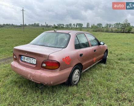 Червоний Хендай Акцент, об'ємом двигуна 1.5 л та пробігом 214 тис. км за 1600 $, фото 4 на Automoto.ua