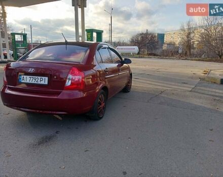 Красный Хендай Акцент, объемом двигателя 1.6 л и пробегом 255 тыс. км за 5600 $, фото 1 на Automoto.ua