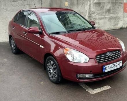 Красный Хендай Акцент, объемом двигателя 1.4 л и пробегом 219 тыс. км за 6000 $, фото 4 на Automoto.ua