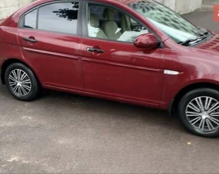 Красный Хендай Акцент, объемом двигателя 1.4 л и пробегом 219 тыс. км за 6000 $, фото 2 на Automoto.ua