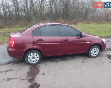 Красный Хендай Акцент, объемом двигателя 1.4 л и пробегом 200 тыс. км за 4100 $, фото 8 на Automoto.ua