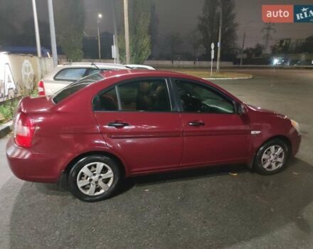 Красный Хендай Акцент, объемом двигателя 1.4 л и пробегом 274 тыс. км за 4500 $, фото 2 на Automoto.ua