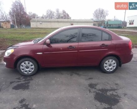 Красный Хендай Акцент, объемом двигателя 1.4 л и пробегом 200 тыс. км за 4100 $, фото 1 на Automoto.ua