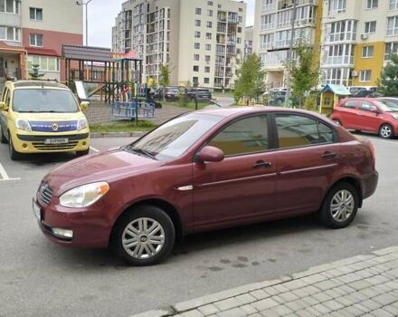 Червоний Хендай Акцент, об'ємом двигуна 1.4 л та пробігом 170 тис. км за 4200 $, фото 1 на Automoto.ua