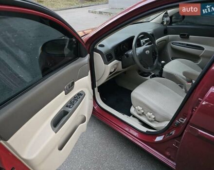 Хендай Акцент 2007 в Харькове на Automoto.ua Красный Хендай Акцент, объемом двигателя 1.4 л и пробегом 143 тыс. км за 4750 $, фото 30 на Automoto.ua