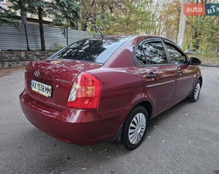Хендай Акцент 2007 в Харькове на Automoto.ua Красный Хендай Акцент, объемом двигателя 1.4 л и пробегом 143 тыс. км за 4750 $, фото 3 на Automoto.ua