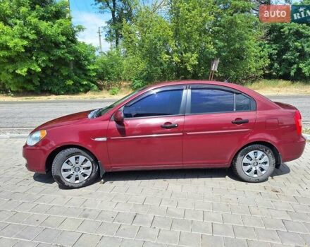 Красный Хендай Акцент, объемом двигателя 1.4 л и пробегом 258 тыс. км за 5200 $, фото 15 на Automoto.ua