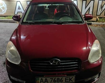 Красный Хендай Акцент, объемом двигателя 1.4 л и пробегом 274 тыс. км за 4500 $, фото 3 на Automoto.ua