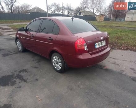 Красный Хендай Акцент, объемом двигателя 1.4 л и пробегом 200 тыс. км за 4100 $, фото 6 на Automoto.ua
