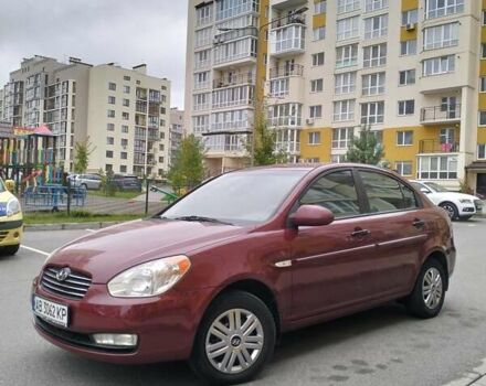 Червоний Хендай Акцент, об'ємом двигуна 1.4 л та пробігом 170 тис. км за 4200 $, фото 16 на Automoto.ua