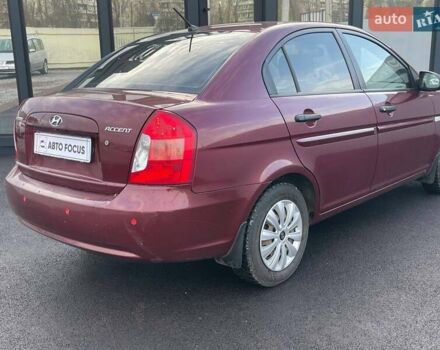 Червоний Хендай Акцент, об'ємом двигуна 1.4 л та пробігом 208 тис. км за 4990 $, фото 5 на Automoto.ua