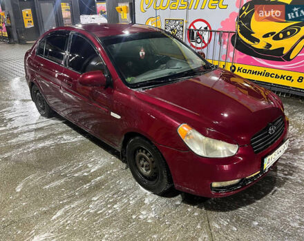 Червоний Хендай Акцент, об'ємом двигуна 1.6 л та пробігом 196 тис. км за 5800 $, фото 4 на Automoto.ua