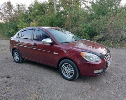 Красный Хендай Акцент, объемом двигателя 1.5 л и пробегом 250 тыс. км за 4450 $, фото 11 на Automoto.ua