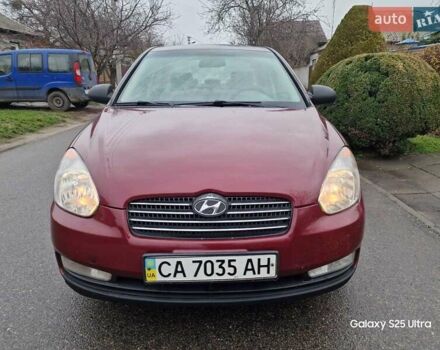 Красный Хендай Акцент, объемом двигателя 1.4 л и пробегом 237 тыс. км за 3900 $, фото 5 на Automoto.ua