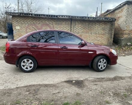 Червоний Хендай Акцент, об'ємом двигуна 1.4 л та пробігом 228 тис. км за 4950 $, фото 1 на Automoto.ua