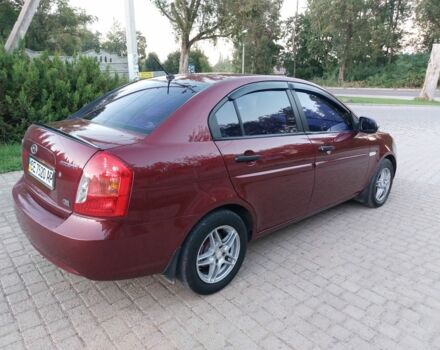 Красный Хендай Акцент, объемом двигателя 1.5 л и пробегом 250 тыс. км за 4450 $, фото 5 на Automoto.ua