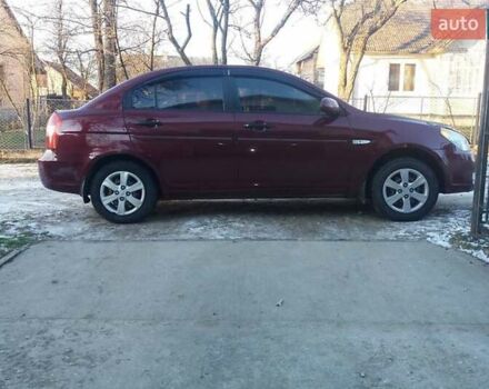 Красный Хендай Акцент, объемом двигателя 1.4 л и пробегом 244 тыс. км за 5200 $, фото 3 на Automoto.ua